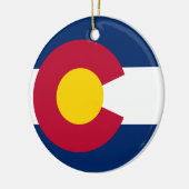 Colorado Flag Keramikornament (Links)