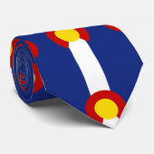 Colorado Flag Krawatte (Gerollt)