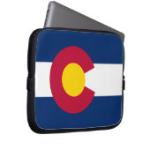 Colorado Flag Laptopschutzhülle (Vorne Rechts)