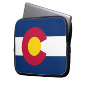 Colorado Flag Laptopschutzhülle (Vorderseite Links)