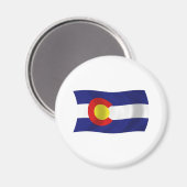 Colorado Flag Magnet (Vorderseite/Rückseite)