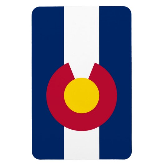 Colorado Flag Magnet (Vertikal)