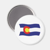 Colorado Flag Magnet (Vorderseite/Rückseite)