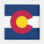 Colorado Flag Magnet (Vorne)