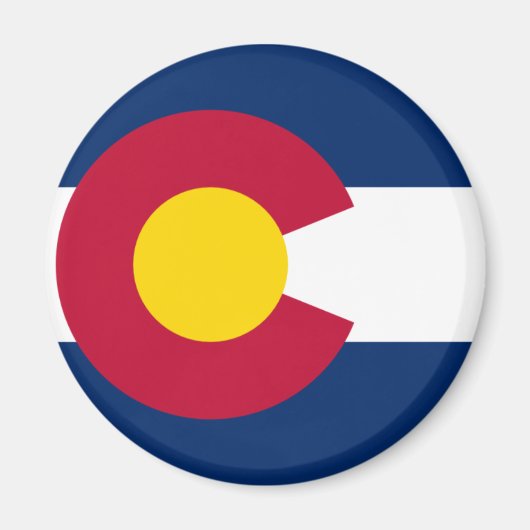 Colorado Flag Magnet (Vorne)