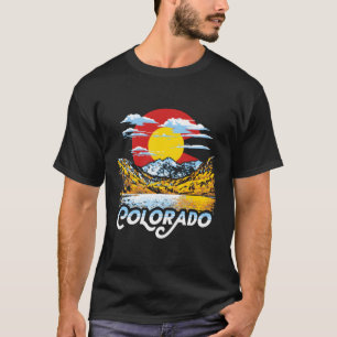 Colorado Flag Maroon Bells Berge T-Shirt