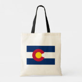 Colorado Flag Mini Tote Bag Tragetasche (Rückseite)