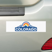 Colorado Flag Mountain Autoaufkleber (Auf Auto)