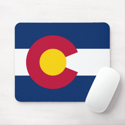 Colorado Flag Mousepad (Mit Mouse)