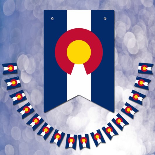 Colorado Flag Party, Banners / Hochzeiten Wimpelkette