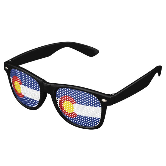 Colorado Flag Partybrille (Schrägansicht)