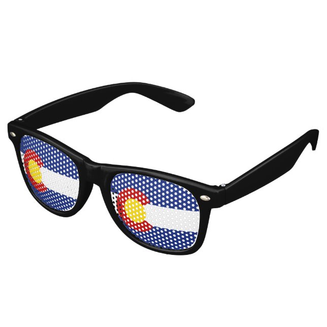 Colorado Flag Partybrille (Schrägansicht)