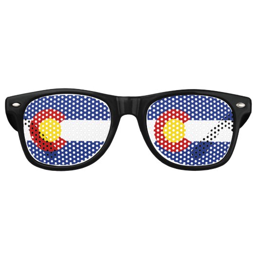 Colorado Flag Partybrille (Vorderseite)