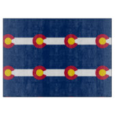 Colorado Flag Pattern Schneidebrett (Vorderseite)