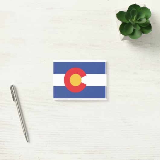 COLORADO-FLAG POST-IT KLEBEZETTEL (Büro)