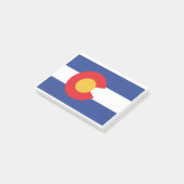 COLORADO-FLAG POST-IT KLEBEZETTEL (angewinkelt)