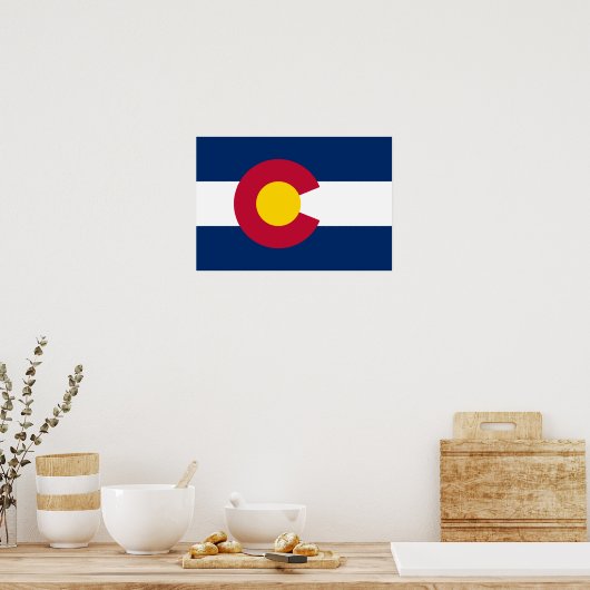 Colorado Flag Poster (Küche)