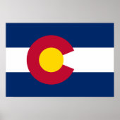Colorado Flag Poster (Vorne)
