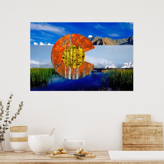 Colorado Flag Poster (Küche)