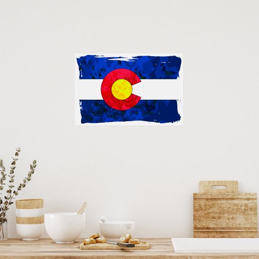 COLORADO FLAG Poster (Küche)