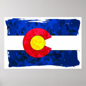 COLORADO FLAG Poster (Vorne)