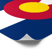 Colorado Flag Poster (Ecke)