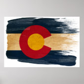 Colorado Flag Posters Poster (Vorne)