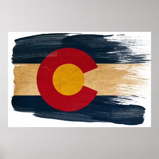 Colorado Flag Posters Poster (Vorne)