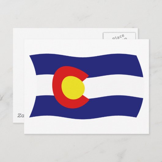 Colorado Flag Postkarte (Vorne/Hinten)