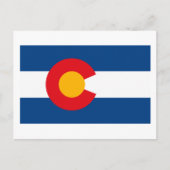 Colorado Flag Postkarte (Vorderseite)