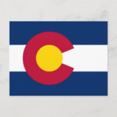 Colorado Flag Postkarte (Vorderseite)