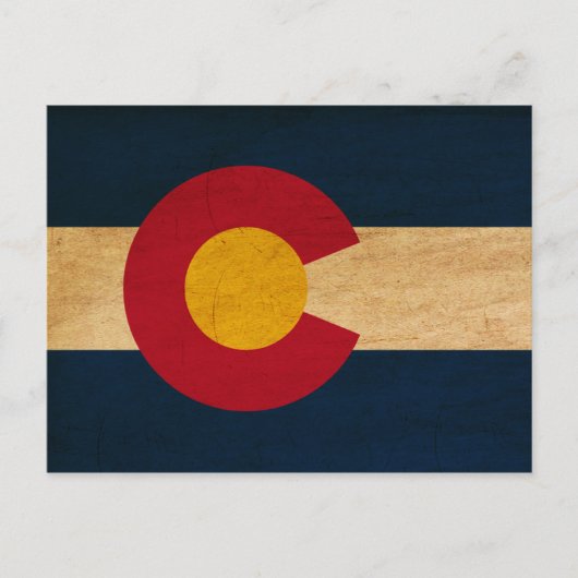 Colorado Flag Postkarte (Vorderseite)