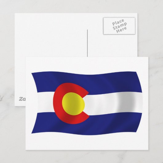 Colorado Flag Postkarte (Vorne/Hinten)