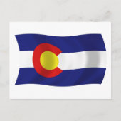 Colorado Flag Postkarte (Vorderseite)