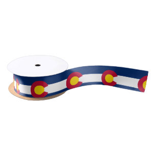 COLORADO FLAG SATINBAND