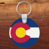 Colorado Flag Schlüsselanhänger (Vorderseite)