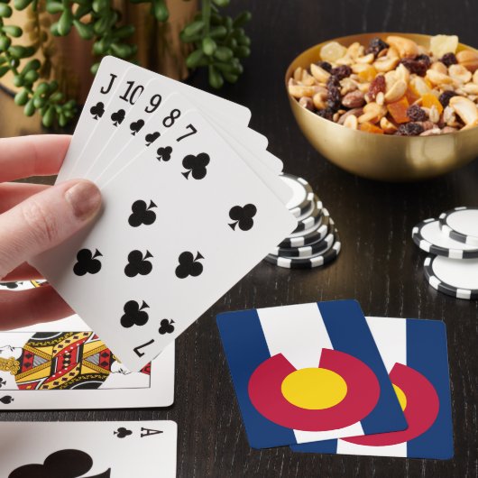 Colorado Flag Spielkarten (In Situ)