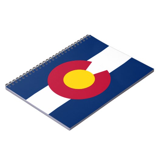 Colorado Flag Spiral Notebook Notizblock (Linke Seite)