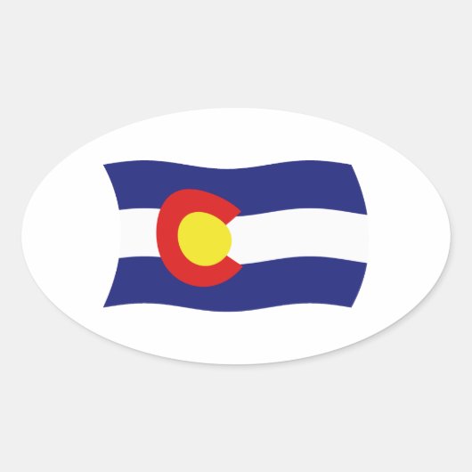 Colorado Flag Sticker (Vorderseite)