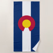 Colorado Flag Strandtuch (Vorderseite)