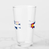 Colorado Flag Trout Fisch Glas (Rechts)
