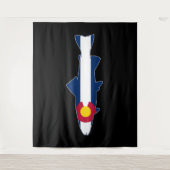 Colorado Flag Trout Fisch Wandteppich (Vorderseite)