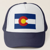 Colorado-Flag Truckerkappe (Vorderseite)
