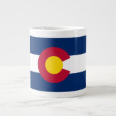 Colorado Flag und Motto 20 oz Tasse (Vorderseite)