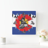 Colorado Flag und Snowmobile Uhr (Zuhause)