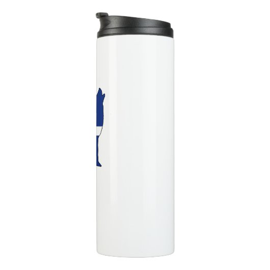 Colorado Flag Wolf Thermosbecher (Nach rechts gedreht)