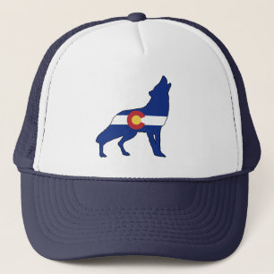 Colorado Flag Wolf Truckerkappe