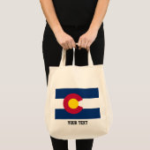 Colorado-Flagge, amerikanische Staatsflagge Tragetasche (Vorderseite (Produkt))