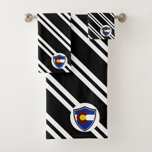 Colorado-Flagge Badhandtuch Set (Insitu)