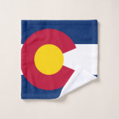 COLORADO-FLAGGE BADHANDTUCH SET (Waschlappen)